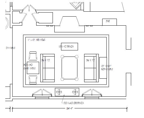 Living Room on Living Room Floor Plan Option 1 Living Room Floor Plan Option 2